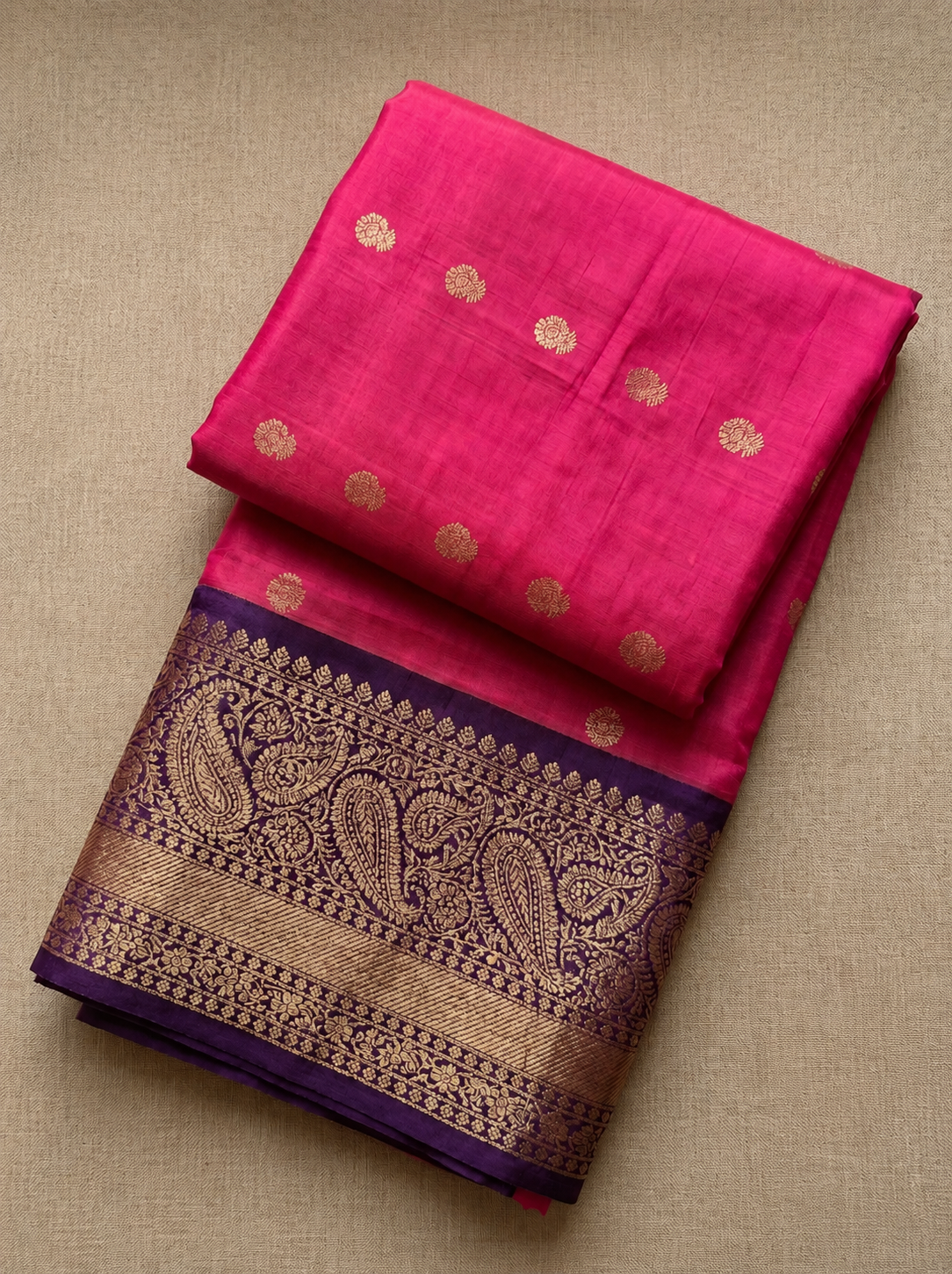 Kanchipuram soft silk with Buttas