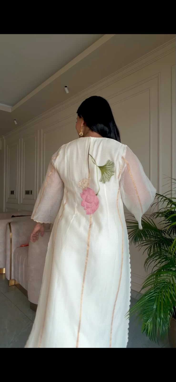 KERALA HANDLOOM SALWAR WITH AARI WORK